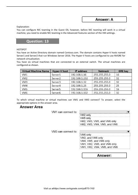 70-743 Coaching Kits