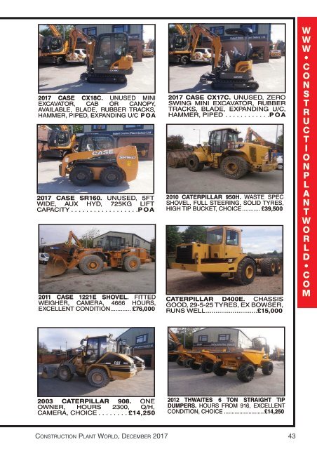 Construction Plant World Dec 2017