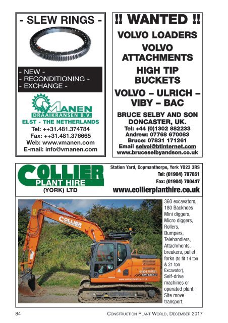 Construction Plant World Dec 2017