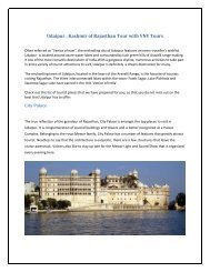 Udaipur-Kashmir of Rajasthan Tour with vnv tours