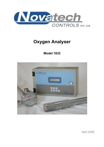 1632 Oxygen Analyser Manual - Novatech Controls