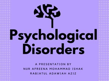 Psychological Disorders