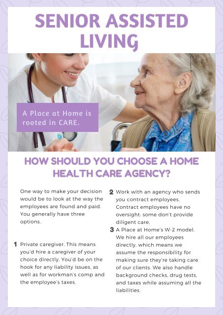 Useful Options to Choose Health Care Agency - Senior Assisted Living