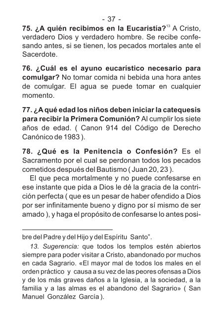 Breve Catecismo Católico 2019 - PAGINAS CONTINUAS