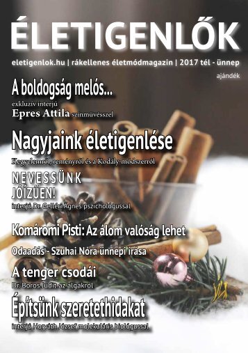 Életigenlők magazin 2017 tél