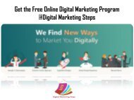 Get the Free Online Digital Marketing Program at DMS