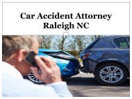Do You Need a Car Accident Attorney Raleigh NC