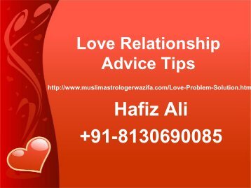 Love Relationship Advice Tips
