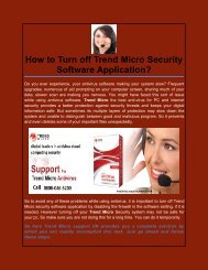 How to Turn off Trend Micro Security Software Application