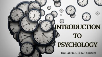 INTRODUCTION TO PSYCHOLOGY