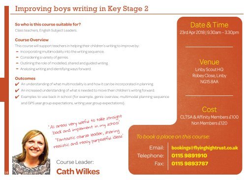 Improving boys writing in KS2