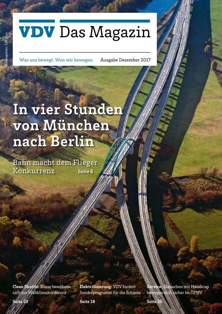 VDV Das Magazin Ausgabe Dezember 2017