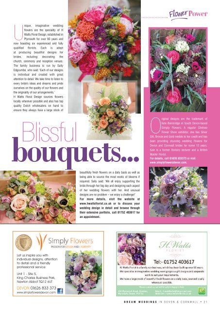 Dream Weddings Magazine - Devon & Cornwall - issue.29