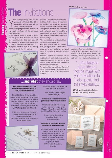 Dream Weddings Magazine - Devon & Cornwall - issue.29