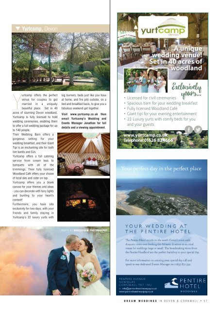 Dream Weddings Magazine - Devon & Cornwall - issue.29