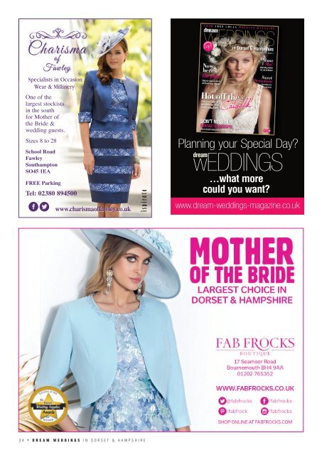 Dream Weddings Magazine - Dorset & Hampshire - issue.37