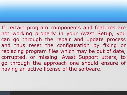 How To Repair Avast Antivirus Via Windows Control Panel?