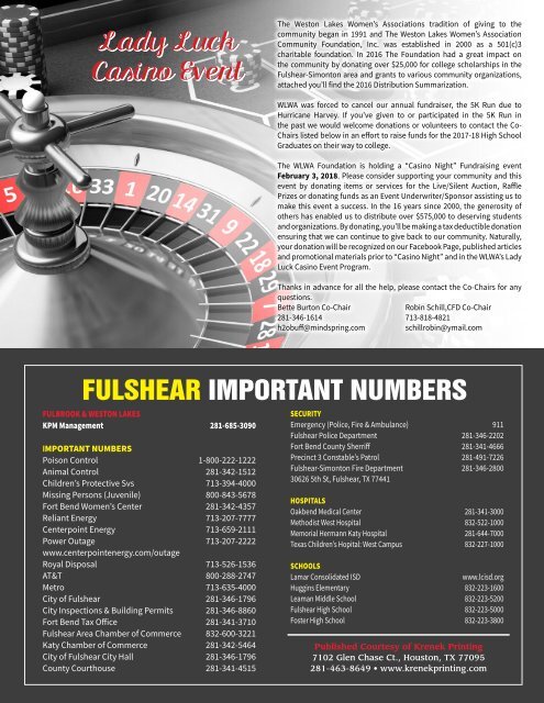 Fulshear January 2018