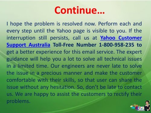 What should be done when Yahoo Mail is not working with Google Chrome?