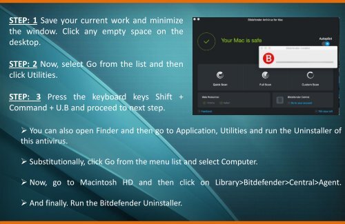 How to Uninstall the Bitdefender Antivirus from Mac?
