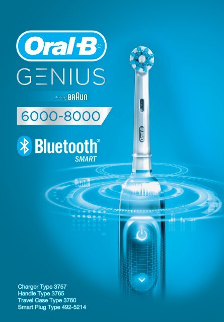Braun D701.5xx.5, D701.5xx.6, D700.xxx.5 - Genius 6000 - 8000 Bluetooth Smart Manual (UK,  FR,  ES (USA, CDN, MEX))