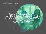 Tips to Help You Clean Up after New Year's Party