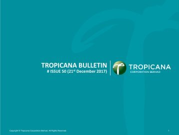 Tropicana Bulletin Issue 50