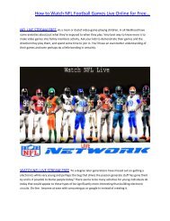 watch nfl online free