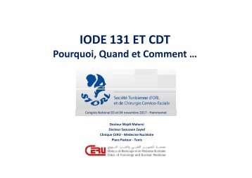 Iode 131 et Cancer Thyroide