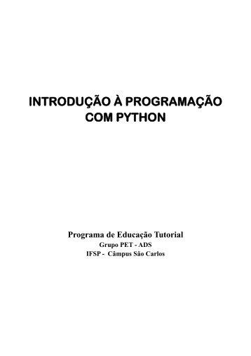 2016.05.04_Apostila_Python_-_PET_ADS_São_Carlos