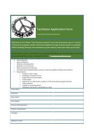 PTE Facilitator Application Form