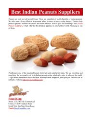 Best Indian Peanuts Suppliers
