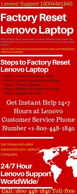 laptop reset lenovo