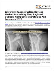 Extremity Reconstruction Devices Market Analysis by Size, Regional Outlook, Competitive Strategies And Forecasts 2025