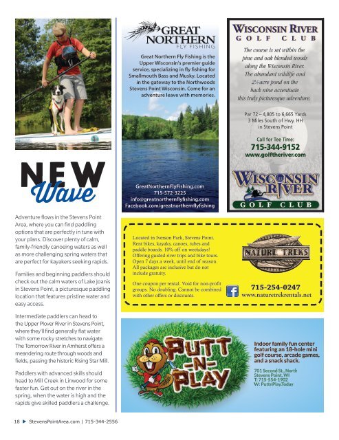 Stevens Point Area Visitor Guide - 2018