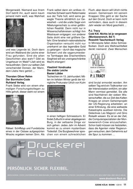 Szene Köln-Bonn, Ausgabe 01.2018