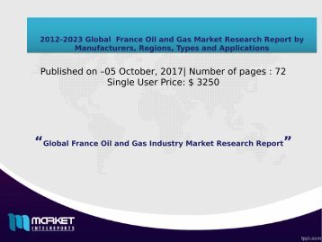 2012-2023 Global  France Oil and Gas Market Research Report by Manufacturers, Regions, Types and Applications
