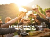 3 Steps to improve your wine program