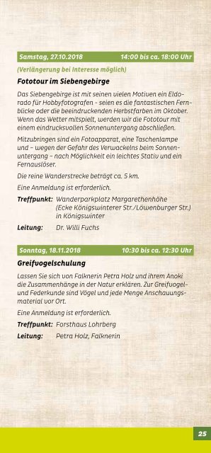 Programm 2018