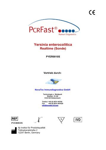 Yersinia enterocolitica Realtime - NovaTec Immundiagnostica GmbH