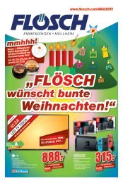 FLÖSCH wünscht bunte Weihnachten!