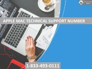 1-833-493-0111 Apple Technical Support Number