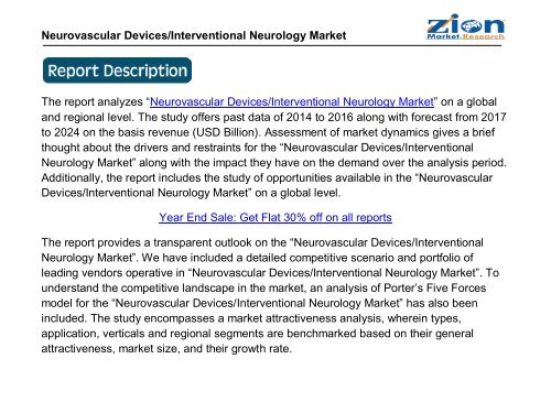 Global Neurovascular Devices Interventional Neurology Market, 2016–2024