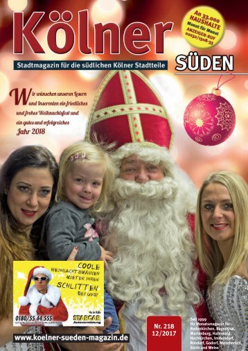 Kölner Süden Magazin Dezember 2017