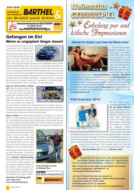 Kölner Süden Magazin Dezember 2017