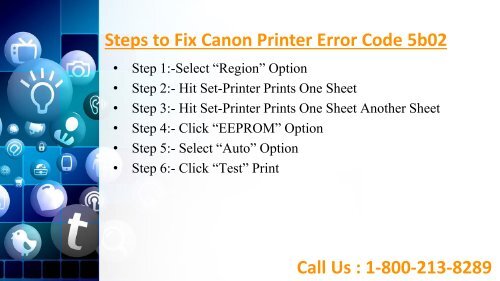 How to Canon Printer Error Code 5b02? 1-800-213-8289