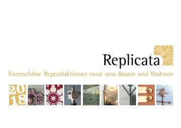 Replicata Katalog 2018