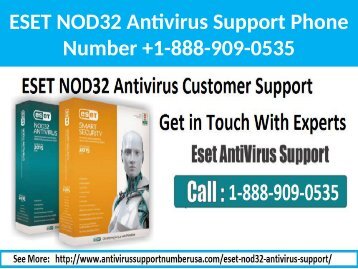 1-888-909-0535 ESET NOD32 Antivirus Support 