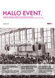 Pink Event Service-Newsletter Herbst 2017