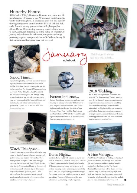 Surrey Homes | SH39 | January 2018 | Interiors supplement inside